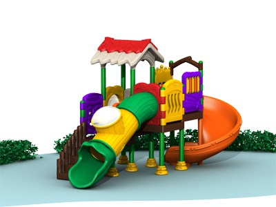 Parque infantil con tobogán TQ-QS011